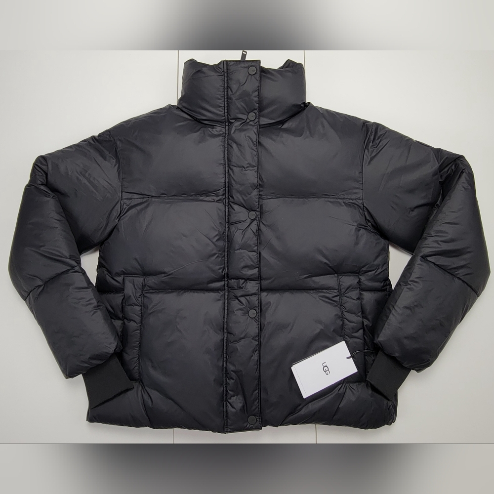 UGG Women's Vickie Puffer Jacket  (Medium) Black NEW With Tags